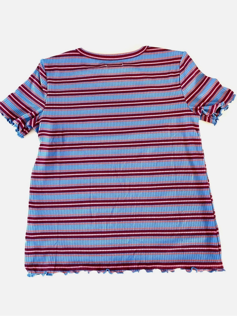Epic Threads Striped Ribbed Tee in Blue & Purple - Picture 2 of 3